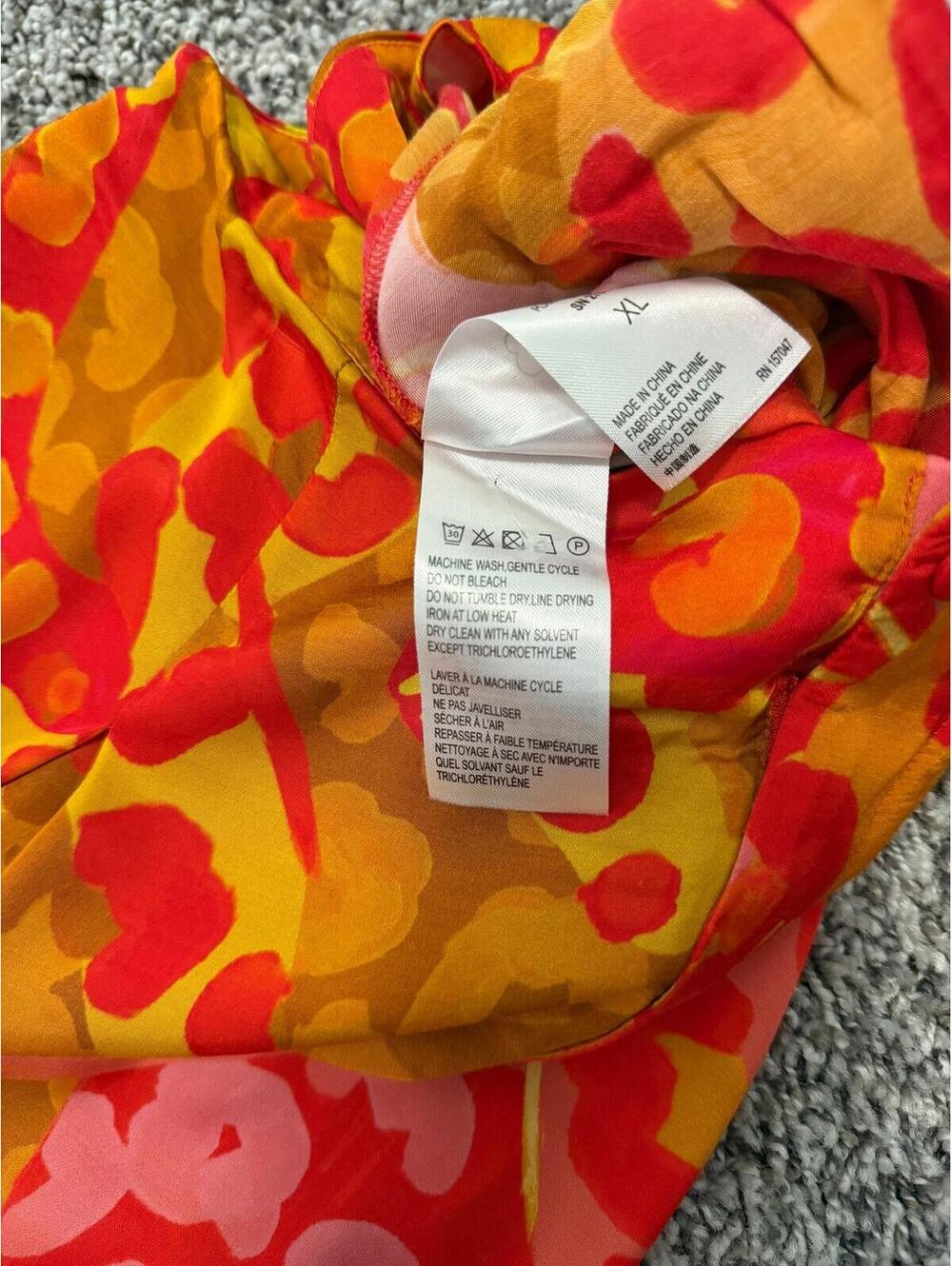 Farm Rio Anthropologie Colorful Animal Print Crop Satin Wide Leg Pants Size XL - Picture 5 of 10